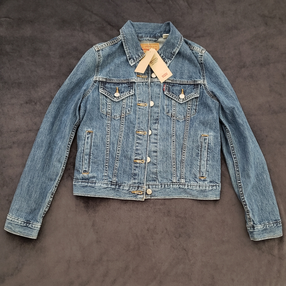 NWT Levi's Original Trucker Denim Jeans Jacket